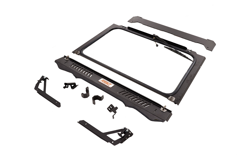 Polaris RZR PRO XP Front Folding Windshield by RazorBack Offroad