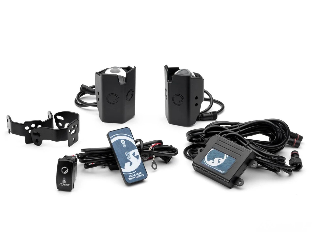 Polaris RZR LED Laser Whip Lights by SuperATV - WL-U-LED