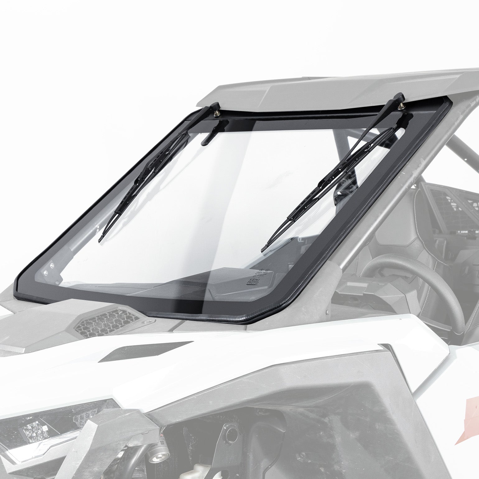 Polaris RZR Pro XP/S Glass Windshield w/ 2 Manual Wipers by