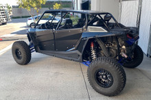 ロンページ　S Kawasaki ZX10-R 11-2025 Gloss Black & Silver Mesh Rear Hugger by