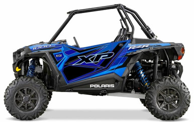 Polaris RZR XP 1000 GenX Two Door Voodoo Blue Graphics Kit by