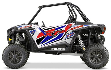 RZR XP 1000 GenX Two Door White Lightning Graphics Kit by Trail Armor