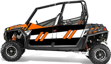 Polaris RZR 4 900 EPS Orange Madness LE GenX Four Door Graphics