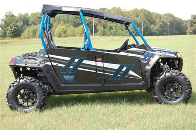 Polaris RZR 4 800 LE GenX Four Door Graphics Kit Stealth Black