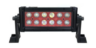 LEDライト　36W Polaris RZR 8 Inch LED Light Bar Dual Row 36 Watt Combo Red