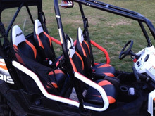 Polaris RZR Side Bar and Rear Grab Handle Pads by Greene Mountain