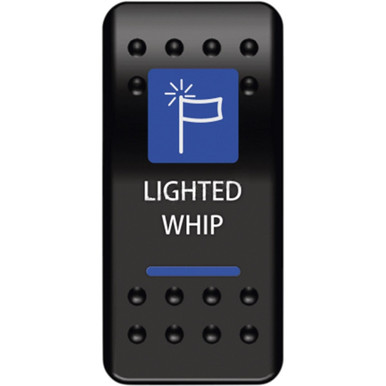 Polaris RZR Dash Mount Whip Light Rocker Switch - Moose 0616-0329
