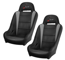 Polaris RZR Racing Highback Gt Seat Black, Pair by DragonFire