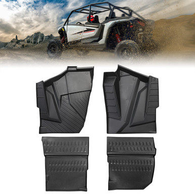 Polaris RZR 4 XP 1000 TPE Floor Mats by Kemimoto B0107-03206-BK