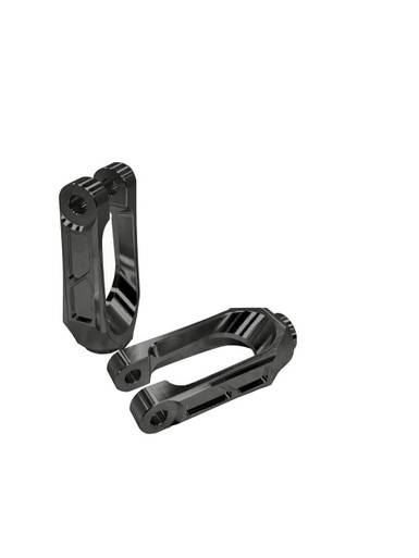Polaris Pro R Lower Shock Fork Set (Black) by UTV INC - 5090-EPZ