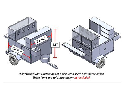 HotDog Cart CAD Images