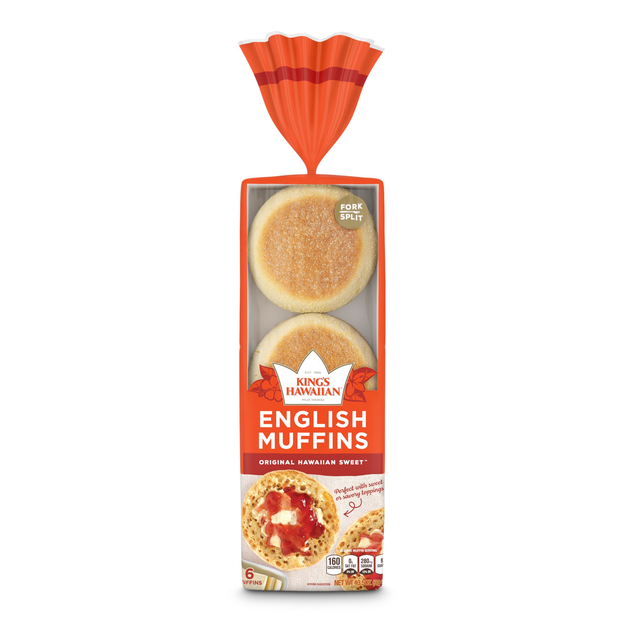 Original Hawaiian Sweet English Muffin Original Hawaiian Sweet English Muffin