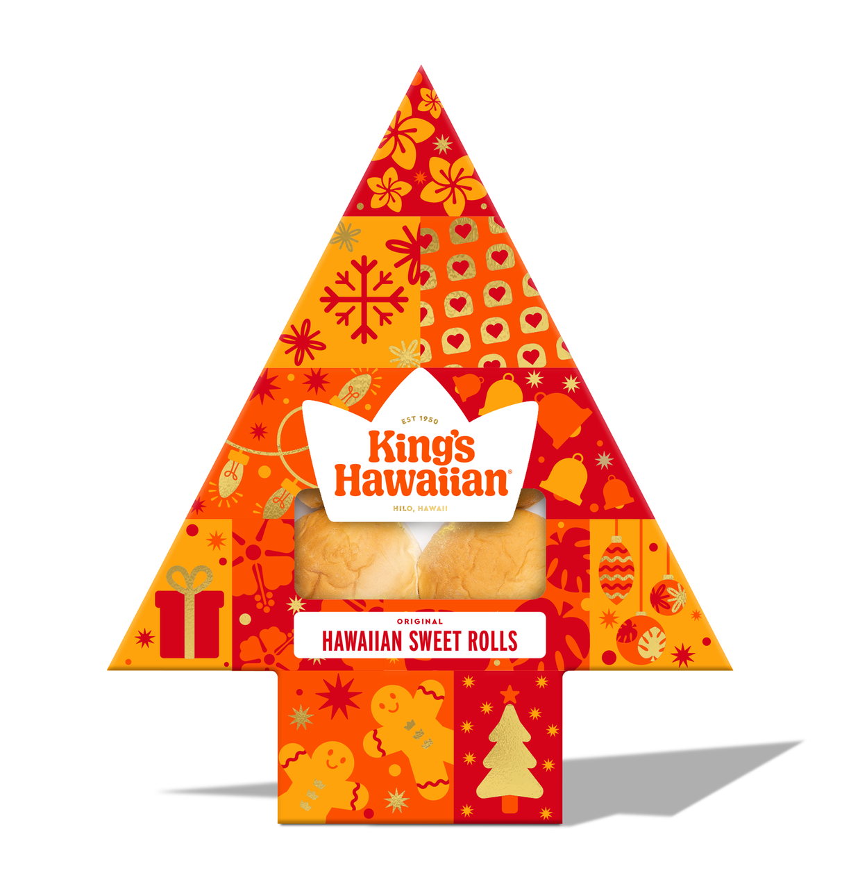 Image of Limited Edition King's Hawaiian Tree Roll Box on white background