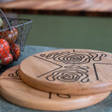 TREE TIVET - BLACK ENGRAVING on KITCHEN SURFACE