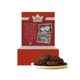 double chocolate chip cookies packaging on a white background