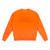 King's Hawaiian orange crewneck with embossed logo on the chest, front King's Hawaiian orange crewneck with embossed logo on the chest, front