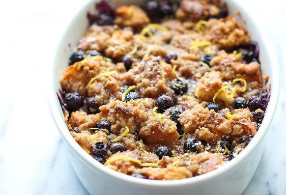 Baked Blueberry Lemon French Toast