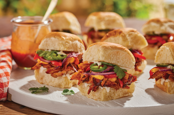 BBQ Chicken Ranch Sliders