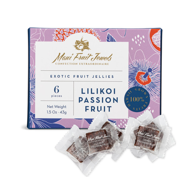 Lilikoi Passion Fruit Jellies - 6 Pack