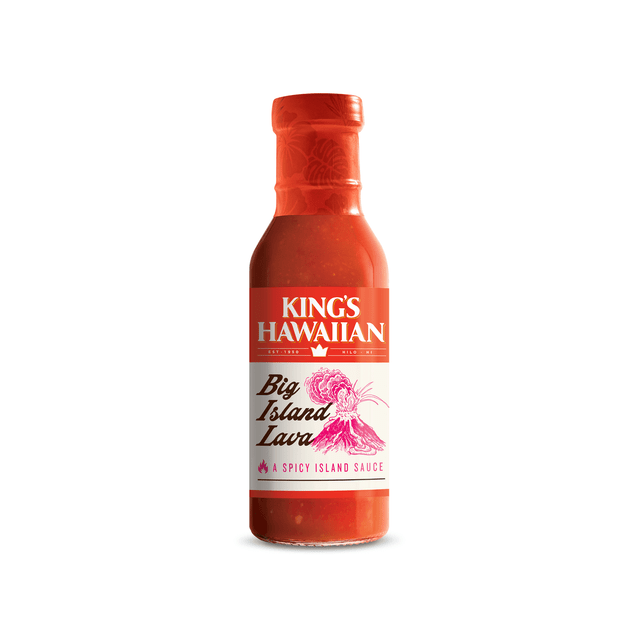 Bottle of King's Hawaiian Big Island Lava BBQ Sauce 14.3oz