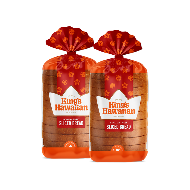 King's Hawaiian Original Hawaiian Sweet Sliced Bread - 2 Pack