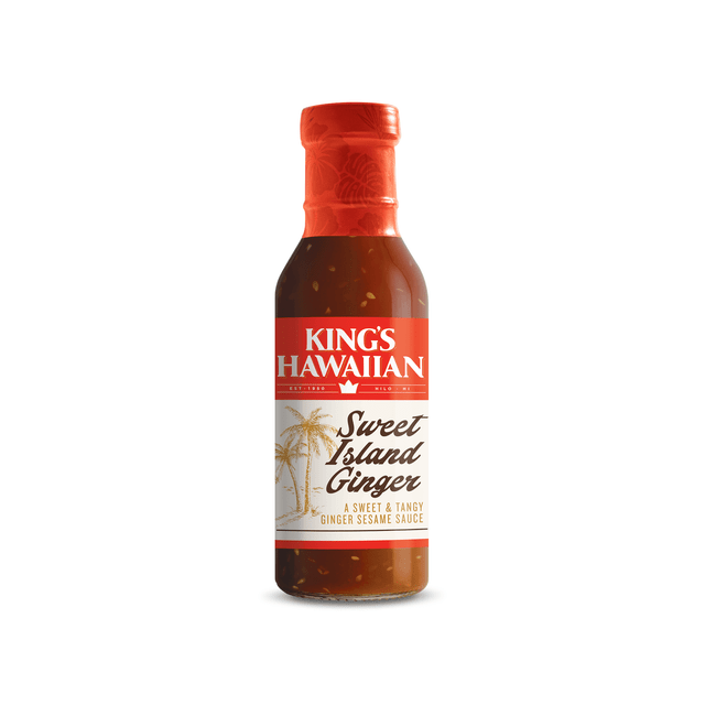Bottle of King's Hawaiian Sweet Island Ginger Sauce 14.3oz