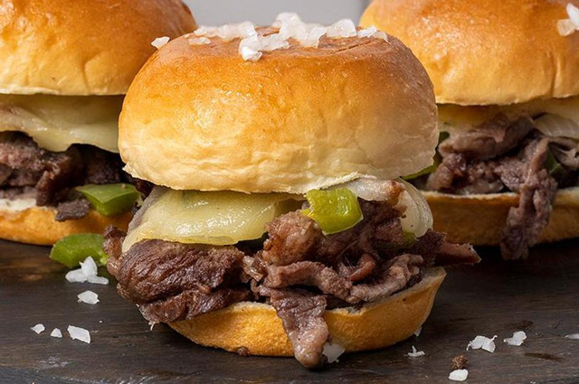 Philly Cheesesteak Sliders Philly Cheesesteak Sliders