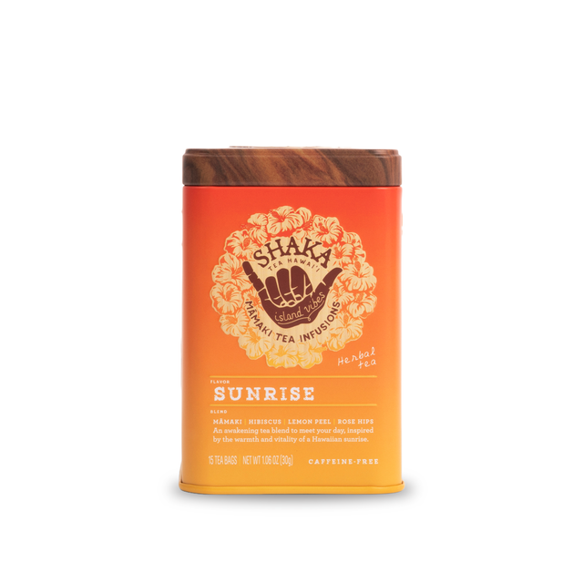 Shaka Tea Sunrise Bag tea Tin