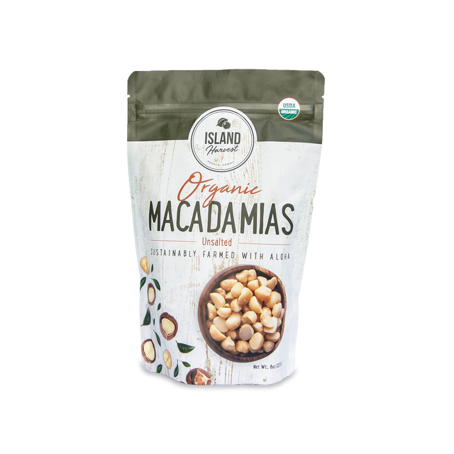 Island Harvest Organic Macadamia Nuts - Unsalted