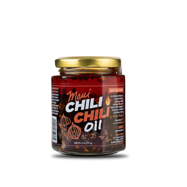 SPICY Kine Spicy Maui Chili Chili Oil, 6 oz