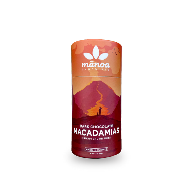 Manoa Chocolate Dark Chocolate Macadamias, 6.7 Oz