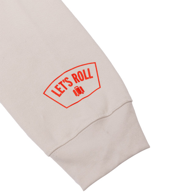 Image of King's Hawaiian Softwear Sweatshirt sleeve with LETS ROLL motif