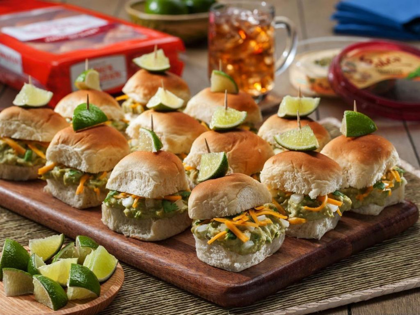 Sweet and Spicy Avocado Sliders