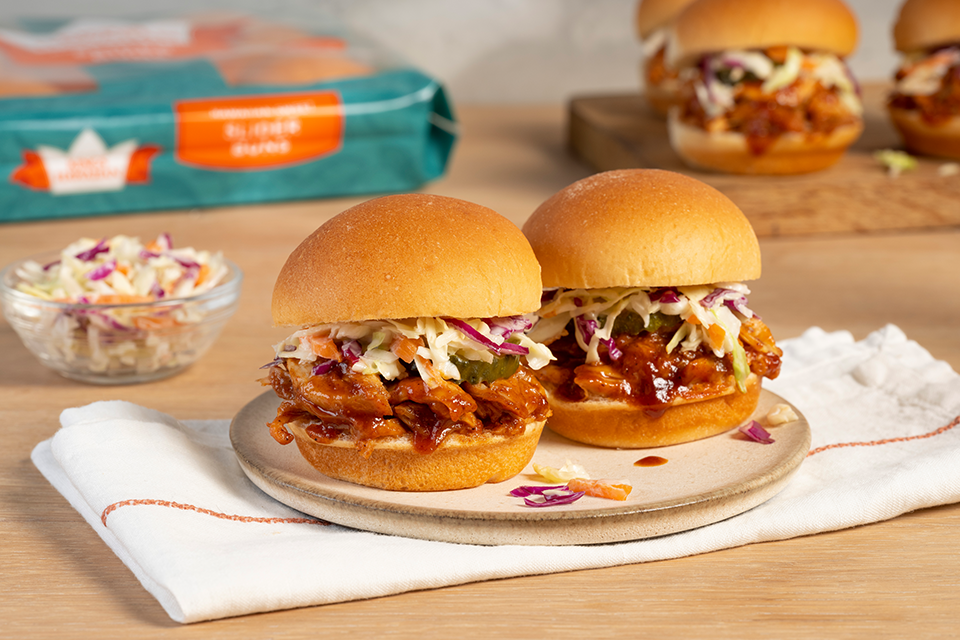 Pulled Chicken Sliders