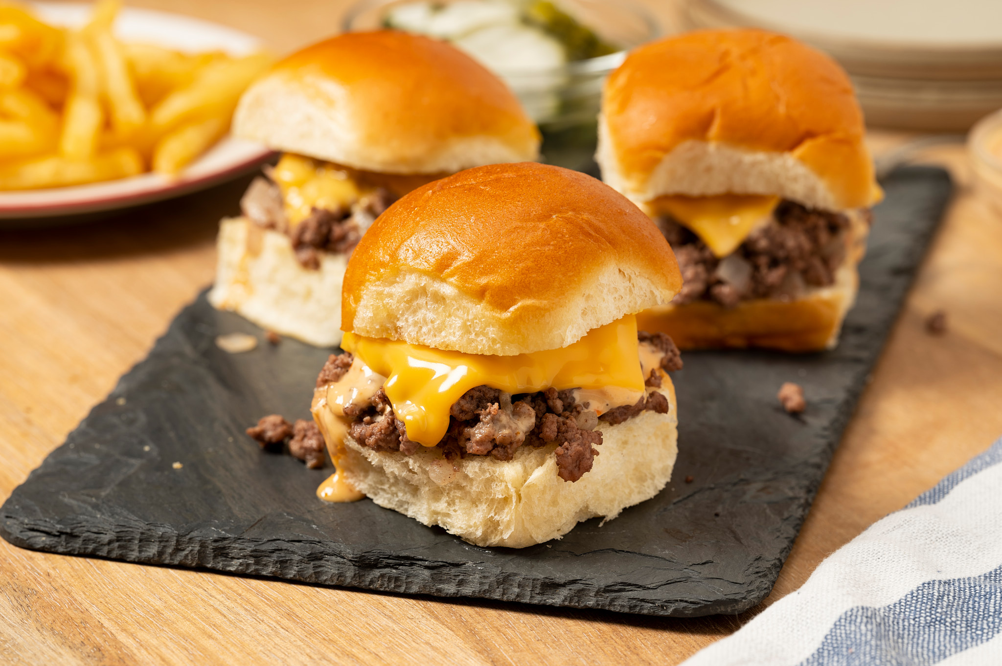 Mini Baked Cheeseburgers