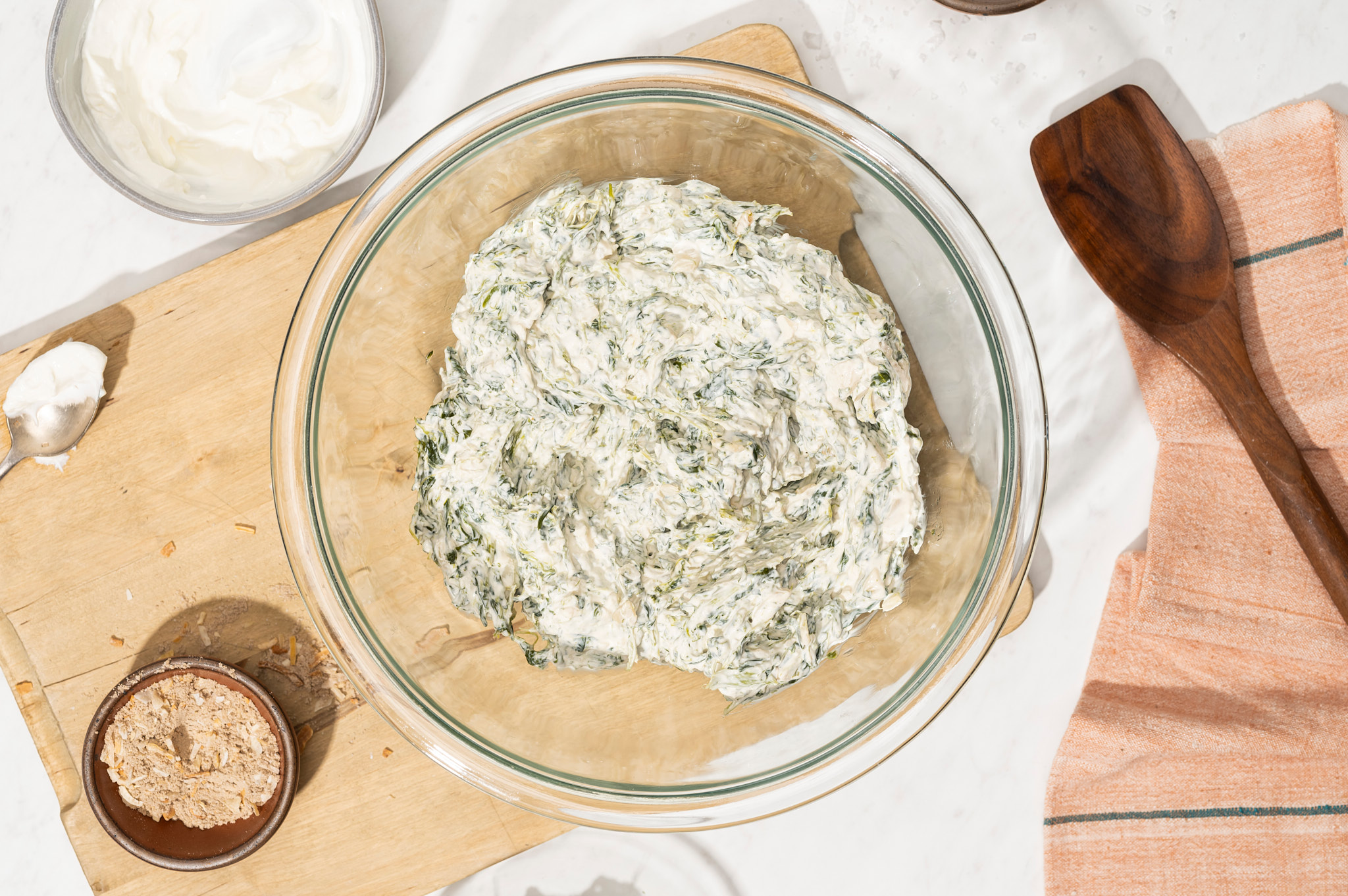 Make spinach dip