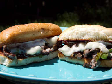 Philly Cheesesteaks with Homemade Creamy Horseradish Sauce