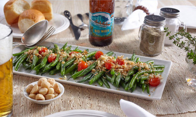 Crispy Green Beans with Blistered Tomatoes - King's Hawaiian