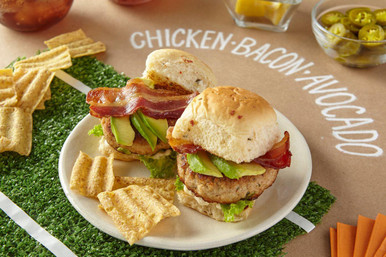 Chicken Bacon Avocado Sliders Recipe | King's Hawaiian