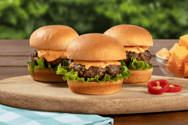 Chipotle Cheeseburger Sliders Recipe | King's Hawaiian