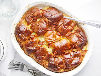 Bacon Bourbon Bread Pudding Recipe | King's Hawaiian