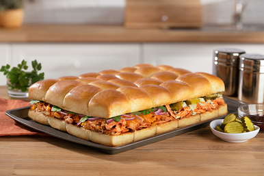 BBQ & Buffalo Buffalo Chicken Sliders