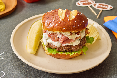 Twice Is Nice Beer Cheese Burger