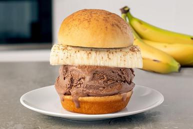 Vanilla Bean & Banana Bob Ice Cream Sandwich