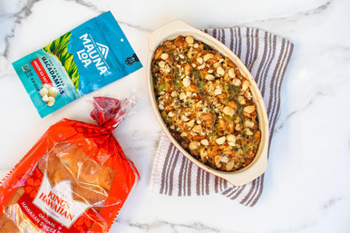 Holiday Macadamia Nut Sea Salt Stuffing