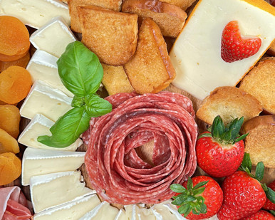Valentine's Day Charcuterie Board