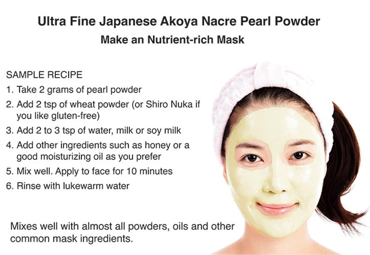 Pearl Powder Face mask Recipes - Ovviovita