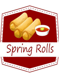 Shrimp and vegetables Harumaki (Japanese spring rolls) recipe