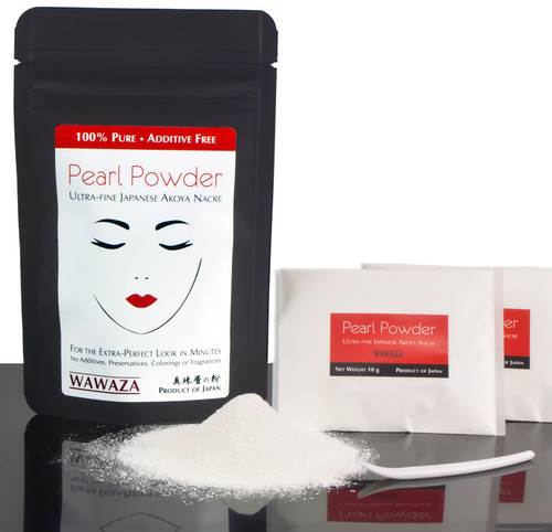 Ultra-Fine Japanese Akoya Nacre Pearl Powder - WAWAZA