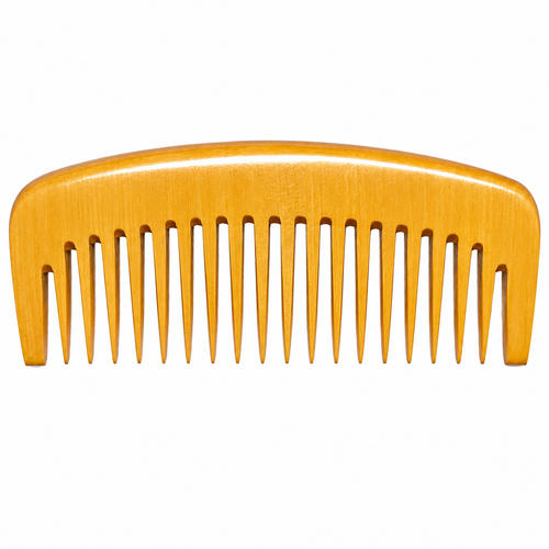 Japanese Traditional Tsuge Wood Wide-Tooth Comb